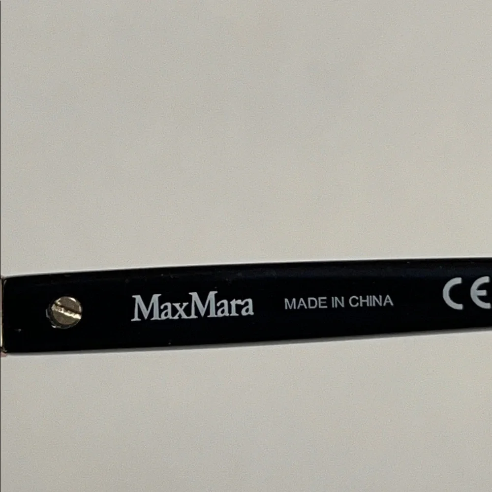 MAXMARA NWOT Women's Tortoise Modern Square 58-140 Springe Hinge Eyeglass Frame